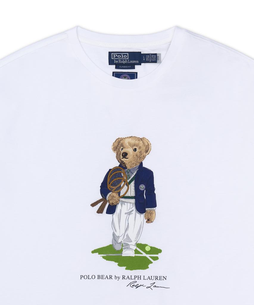 POLO RALPH LAUREN Wimbledon Classic Fit Polo Bear T-Shirt - White