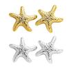 Elegant Seashell Earrings With Starfish Designs Alloy Fashion Jewelry Accessories For Daily Wear And Holiday Outfits