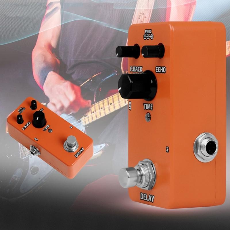 Mini Guitar Effect Pedals Flanger Compressor Boosters Overdrive Fuzz Tremolo Bluesy Distortion for Electric Guitar Bass