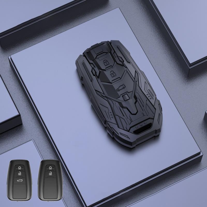 New Car Key Case Cover For Toyota Prius Camry Corolla C-HR CHR RAV4 Prado 2018 2022 Protector Key Shell Auto Accessories