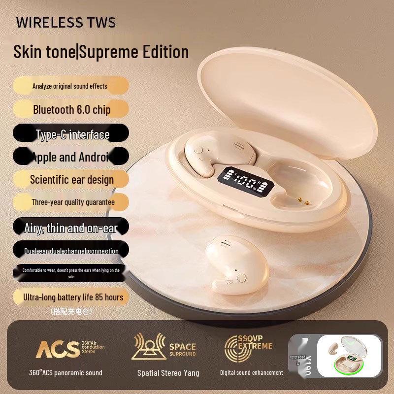 2025 Bone Conduction Wireless Headphones: High-End, Painless, Long-Wear, Ultra-Long Battery for Sleep