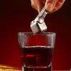 Pietre de Whiskey din Oțel Inoxidabil Răcitoare Reutilizabile pentru Băuturi Ne diluante și Sigure pentru Mașina de Spălat Vase Cuburi de Gheață Metalice pentru Whiskey Răcitor de Vin Ustensilă de Bar