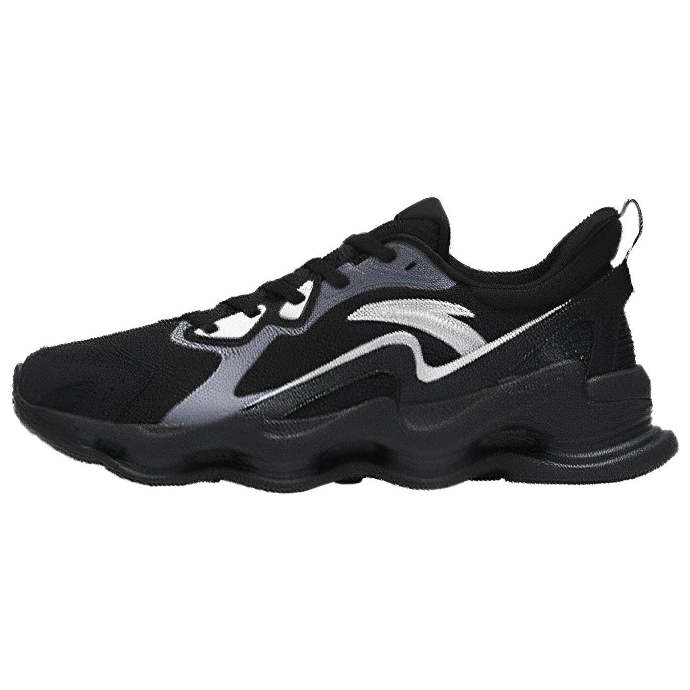 

Anta Lace Up Slip Resistant Abrasion Resistant Low top Running Shoes Men s Black White Gray 112315555-9 39