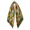 Women’s Fashionable and Versatile Faux Silk Headscarf with Cashew Nut Pattern