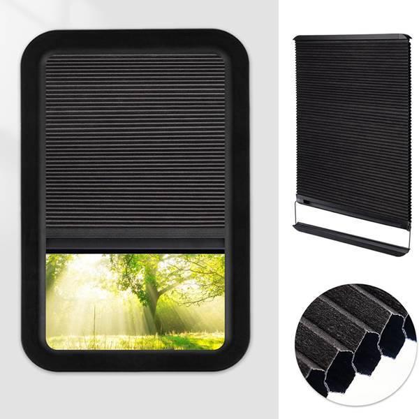 Black Metal RV Door/Window Curtain Replacement Part for Lippert