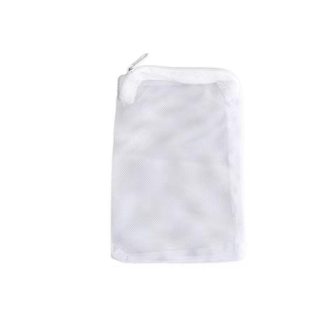 Isolation Bag Nylon Filter Bag Black White Pond Media Isolation Bag Reusable for Aquarium Fish Tank Mesh Zip Net Bag