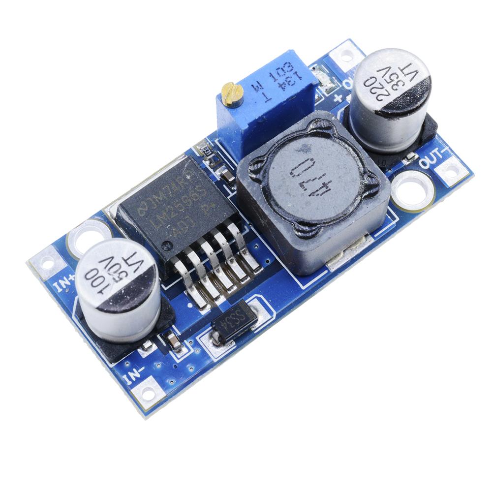 5Pcs LM2596 Power Converter Step Down Module DC-DC 1.23-30V Adjustable Power Supply Module 3.3V/5V/12V/24V Max 3A For Arduino