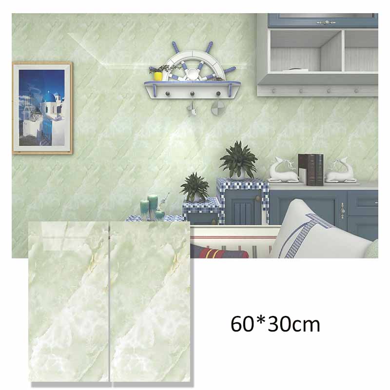 60*30cm Samoprzylepne Naklejki Ścienne Imitujące Płytki Pogrubiona Tapeta Dekoracja Ścienna Kuchnia Łazienka Sypialnia Renowacja