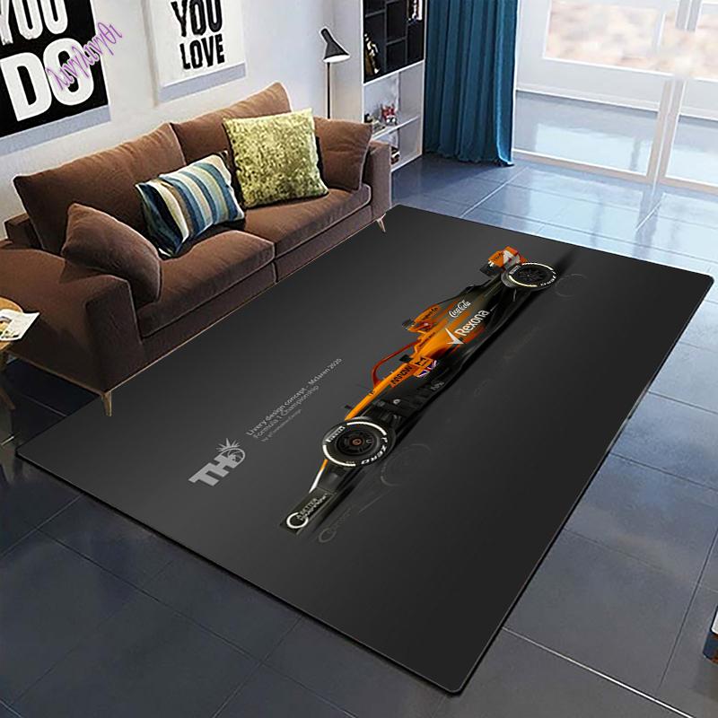 Racing Supercar Large Rug for Living Room Auto Parts Black Carpet Bedroom Area Rug Bathmat Soft Rug Home Decoration