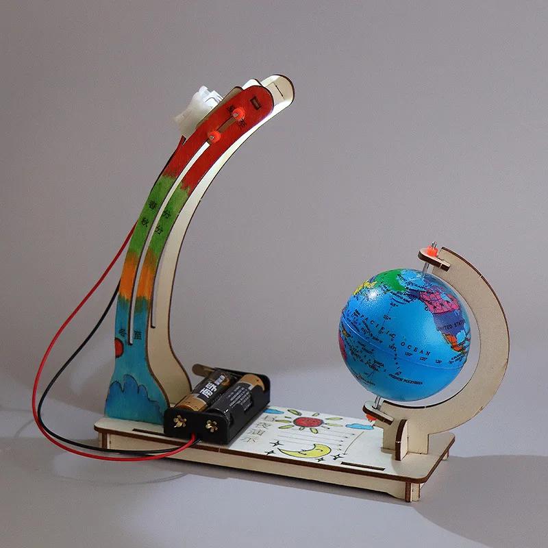 Diy Stem Science Kit Earth Day Night Cycle Simulation Model Homeschool Teaching Aid Kids Educational Toy Gift For Boys Girls