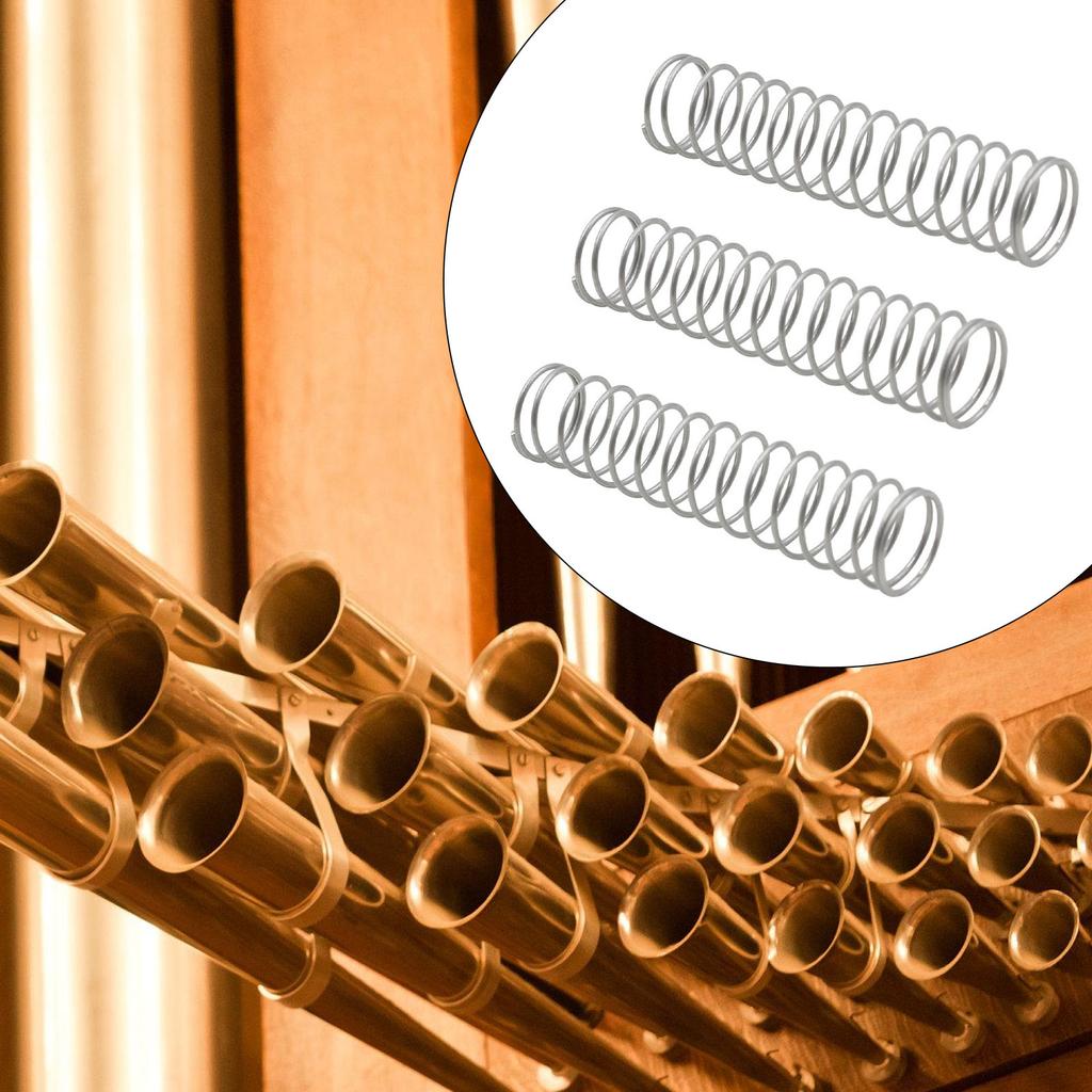 3Pcs Small Button Spring Trumpet Key Piston Spring Trumpet Valve Spring Trumpet Button Parts Trumpet Button Springs Set