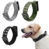 Reflective Dog Collar Heavy Duty Collars for Medium Large Dogs Durable Nylon Dog Collars with Handle Stainless Hardware Military Tactical Pet Collar