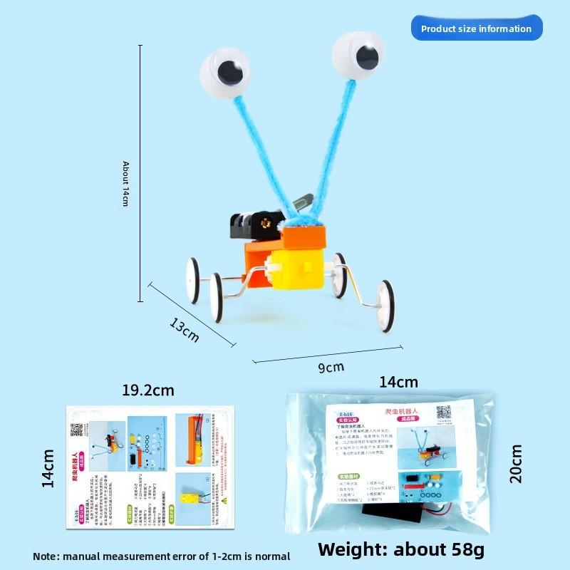 Self Made Electric Insect Assembly Experimental Material Set Kid Puzzle Toys For Kids Educational Stem Toy