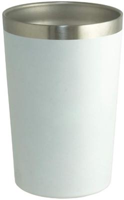 Κούπα MIP Living, 380ml, Ανοξείδωτος Χάλυβας, Διπλής Τοιχοποιίας, Μονωμένη με Κενό, Διατηρεί τα Ποτά Ζεστά ή Κρύα, Χωρίς Συμπύκνωση, Λευκό, 506258