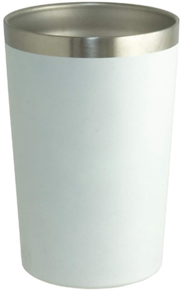 Living MIP Tumbler, 380ml, Stainless Steel, Double-Layered, Vacuum Insulated, Keeps Drinks Hot or Cold, No Condensation, White, 506258