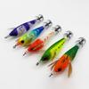 5Pcs Glows Squid Jig Lures Cuttlefish Sleeve Squid Jig Baits Night Fishing Octopuses Lures Hard Artificial Shrimp Baits