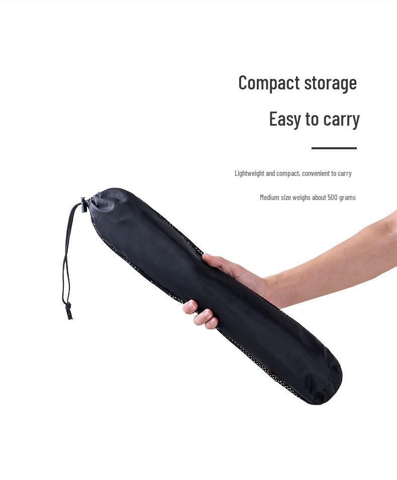 Folding Tripod Camping Rack for Clothes Drying & Travel Organization