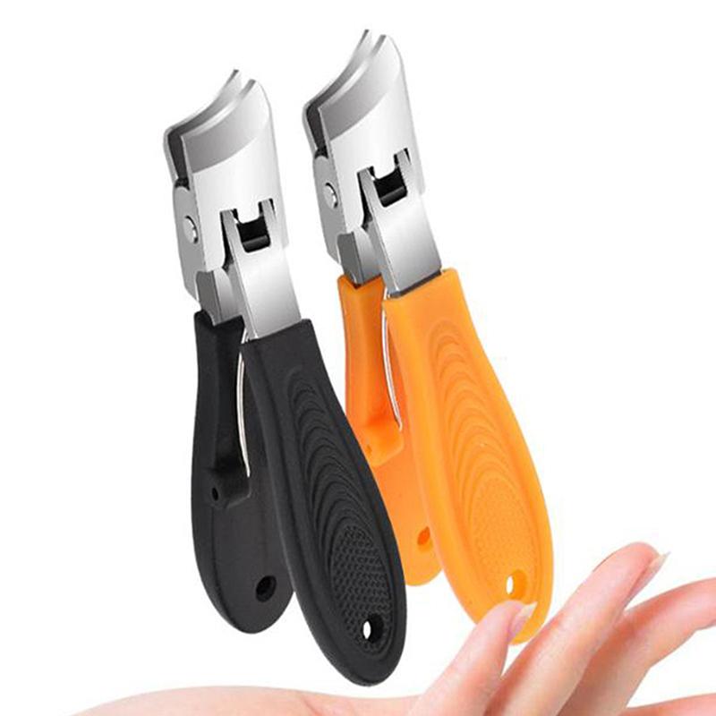 Gebogene Nagelknipser Spritzschutz Nagelknipser Große Öffnung Spezielle Nagelknipser Diagonalzange Nagelschere Maniküre-Werkzeuge