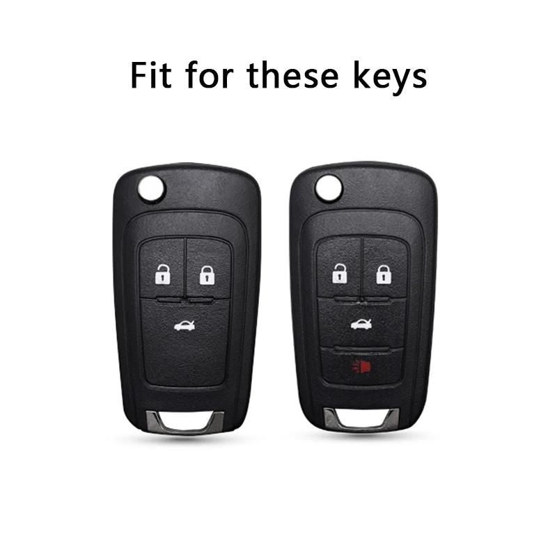 TPU Shell For Chevrolet Cruze Aveo Trax Sail Malibu Captiva Opel Vauxhall Astra J Corsa Insignia Mokka Car Flip Key Case Cover