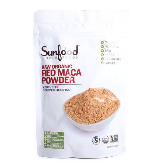 Sunfood Сырой Красный Порошок Маки Без Глютена Веганский, 227г, 1 упаковка, 1 упаковка, Корейский продукт для здоровья