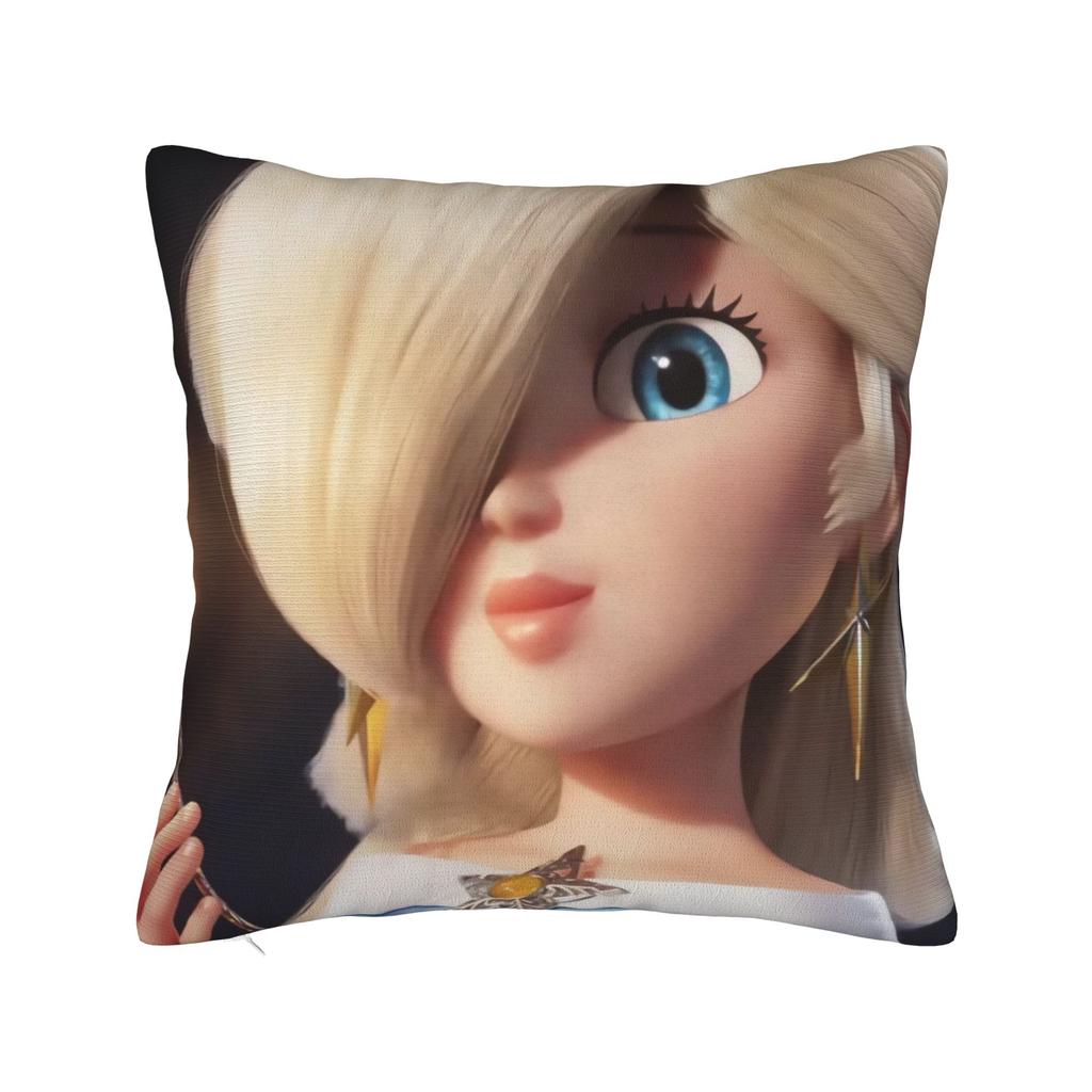 Pillow Cover 3D Princess Rosalinas Retro Trendy Pillow Case For Chair Sofa Home Decor Pillowcases