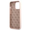 Guess Guhmp13Xlslmglp Iphone 13 Pro Max6,7 Jasnoróżowy/Light Pink Hardcase Silicone Script Gold Logo Magsafe