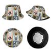 French Bulldog Bob Hat Spring Picnic Headwear Merch Dog Fishing Cap for Outdoor Woman Bob Hat Packable