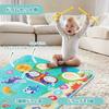 Multifunctional Folding Piano Mat, Toy Drum Set, Music Mat, 8 Keys, 6 Sea Creature Sounds, 17 Demo Songs, 6 Instrument Sounds, Recording and Playback,