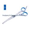 All-Steel Pet Grooming Scissors Set: Flat-Tooth & Curved Trimmers for Dog Hair Care.