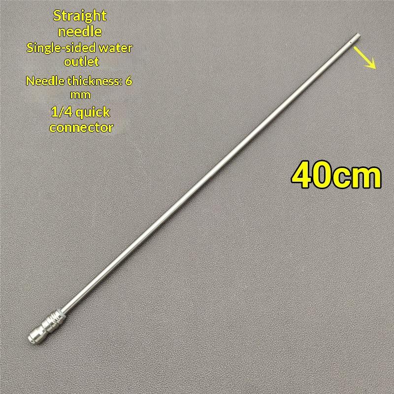 1Pc Stainless Steel High Pressure Cleaning Needle Nozzle 1/4" Quick Connect For Deep Cleaning Ac Water Heater Cleaning