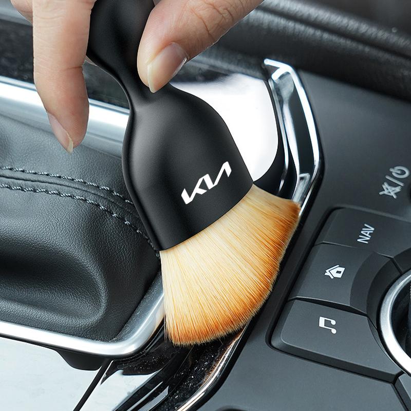 Car Interior Cleaning Tools Microfiber Wash Towels Cleaning Brush For KIA K5 K9 Sorento Ceed Sportage Carnival Stinger Forte EV6 vkcy70