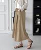 Seumiseuteilleo Flare Flowy Octave Skirt Pants (2 Colors)
