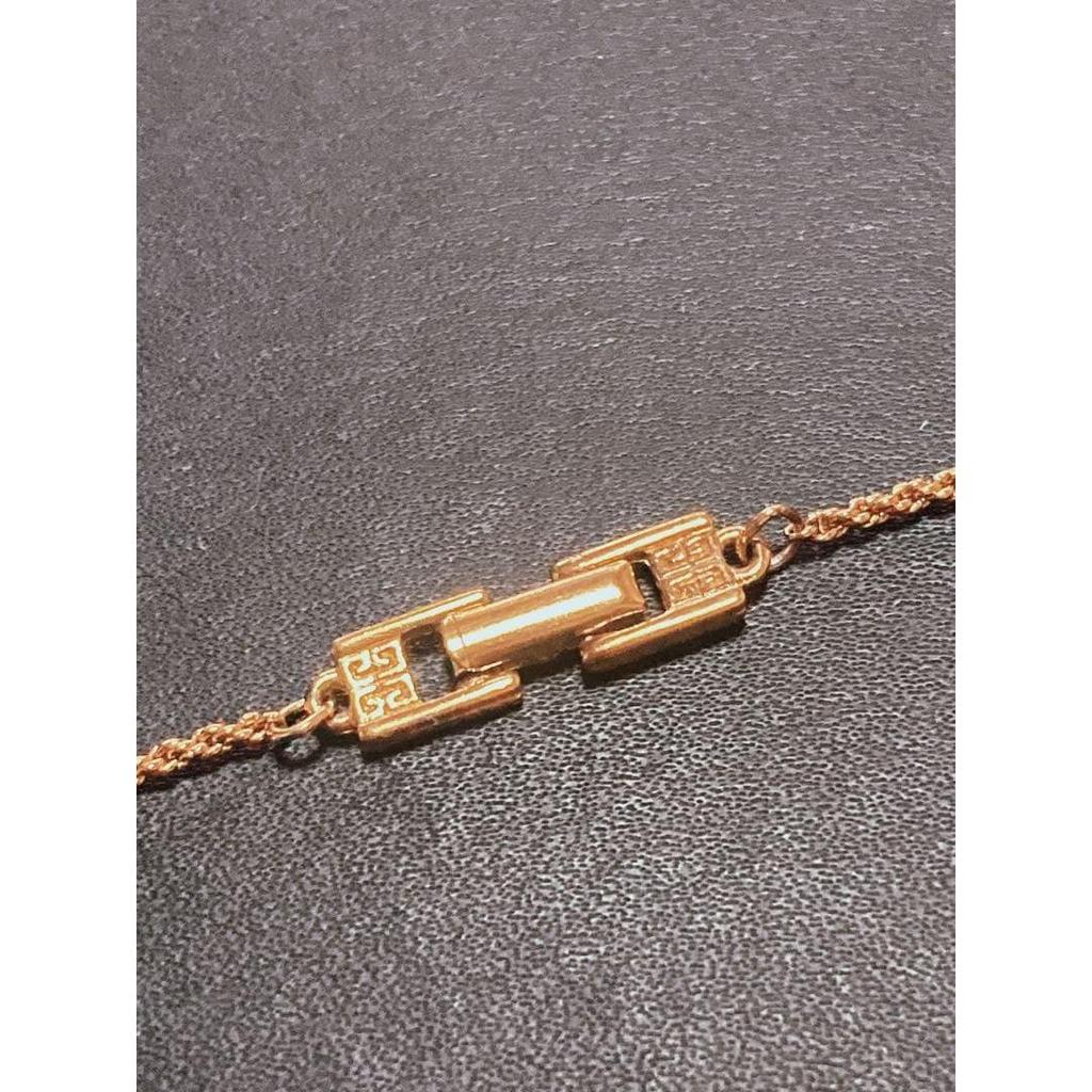 Used Givenchy Paris Padlock Necklace