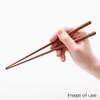 Hashikura Matsukan Natural Ebony Black Made In Black Chopsticks, Couple's Set, High-Quality Wood, 23.5cm & 22cm, Satin, Octagonal, & Brown, Japan,