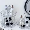 360° Rotatable Desktop Cosmetic Rack Bathroom Shelf Large-capacity Perfume Aromatherapy Skin Care Product Storage Rack Organize