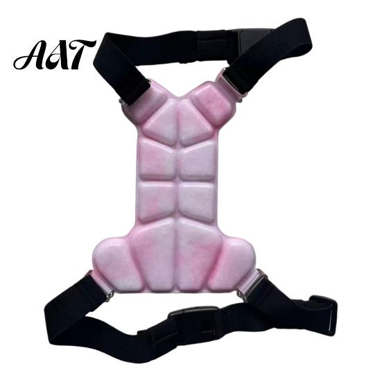 Outdoor Dog Cooling Accessories Vest, Breathable Coat with Gel Ice Packs, Pet Overheating Prevention Gear Summer Jacket for Large Medium