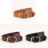 Classic Genuine Leather Belt For Women With Pin Buckle For Casual And Business Wear