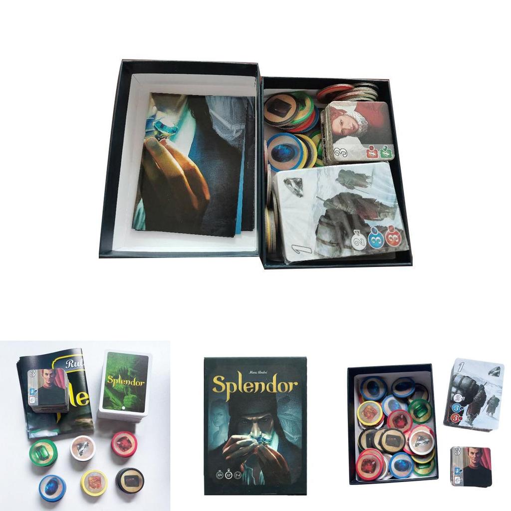Splendor Board Game Full English Mini Version Elegant Party Family Playing Cards