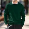 2024 Autumn/Winter Men's Round Neck European-American Knitwear Thin Wool Sweater