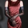 Lace Cuff Sheer Gloves Ultra-thin Stockings Gloves Fashion Long Gloves Cosplay