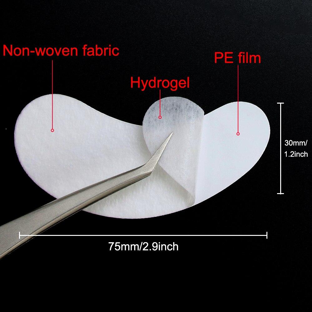 ANNAFRIS 50Pairs Papier Patches für Wimpernverlängerung unter Augenpads Wimpern Isolation Pad Make-up Zubehör