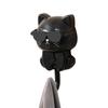 Cartoon Cat Hooks Stickers Coat Hooks Cat Key Holder Cute Cat Key Hook with Sunglasses Adhesive Coat Hooks Key Holder for Wall