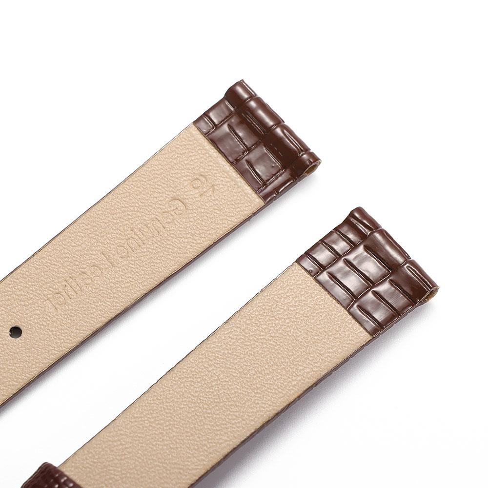 8mm 10mm 12mm 14mm 16mm Mode Echsenstruktur Armband Ultra-dünnes Universelles Uhrenarmband Dornschließe Uhrarmband für Damen Armband