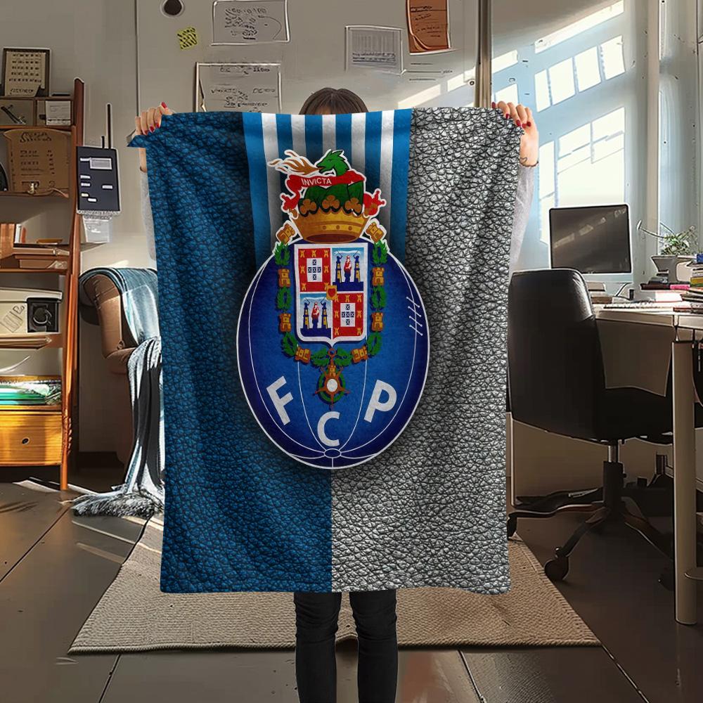 Futebol Clube Do Porto Flannel Blanket, High Quality Comfortable for All Seasons, Home Decor, Warmth and Comfort