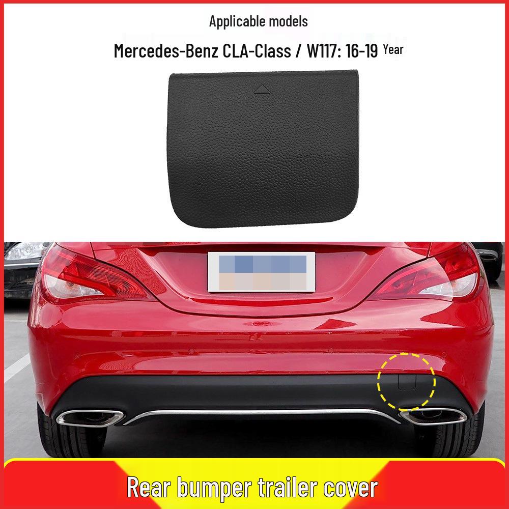 Abdeckung für hinteren Abschlepphaken für 2016-2019 Mercedes-Benz CLA-Klasse W117 Matt 1178853400