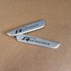 2026 Hot For VW VOLKSWAGEN For RLine Exclusive Badge Sticker 2pcs Silver RLine Door Armrest Sticker RLine Interior Sticker For T