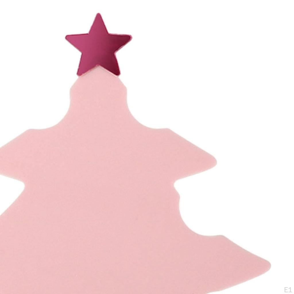 Christmas Tree Shape Nail Photo Prop Multipurpose Modern Acrylic Art Display Props for Salon