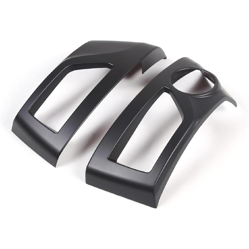 2 Piece Car ABS Interior Central Console Air Conditioning Vent Ring Frame Cover Decoration Car Accessories Suitable for Toyota Tacoma 2011 2012 2013