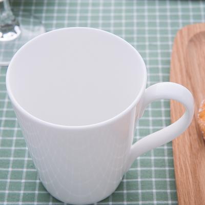 450ML, čistě bílý kostní porcelán anglický porcelán čajové šálky, keramický šálek na kávu, smaltovaný šálek, porcelánový hrnek na zakázku, hrnky na kávu