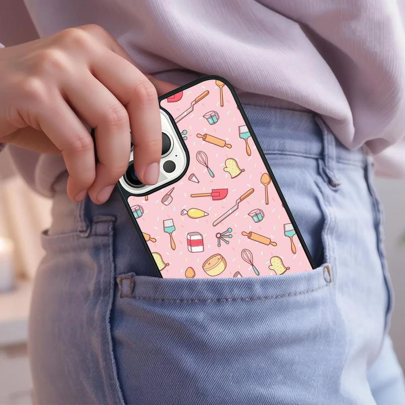Baking Tools Phone Case For iPhone 17 Air 15 16e 14 13 Pro Max Coque 12 11 Pro Max PLUS cover